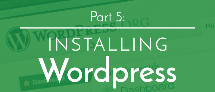 install wordpress