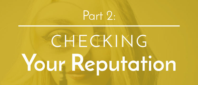 how to check your online reputation