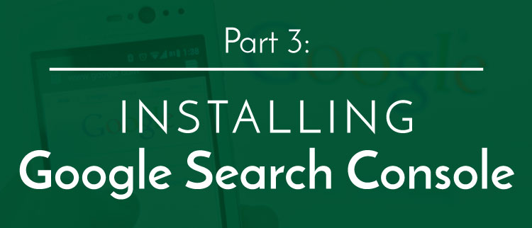 install google search console