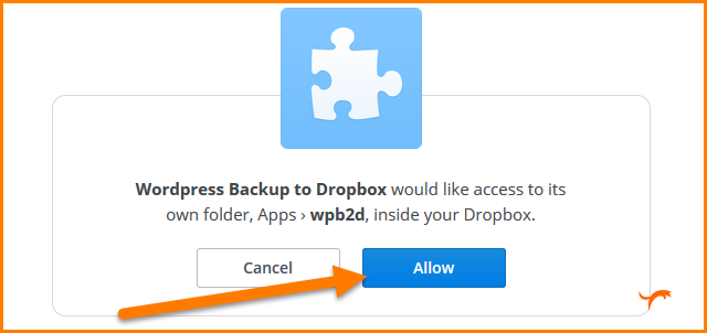 Wordpress-backup-to-dropbox-authorize2
