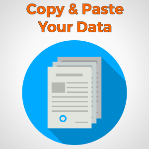 Copy-and-Paste Data
